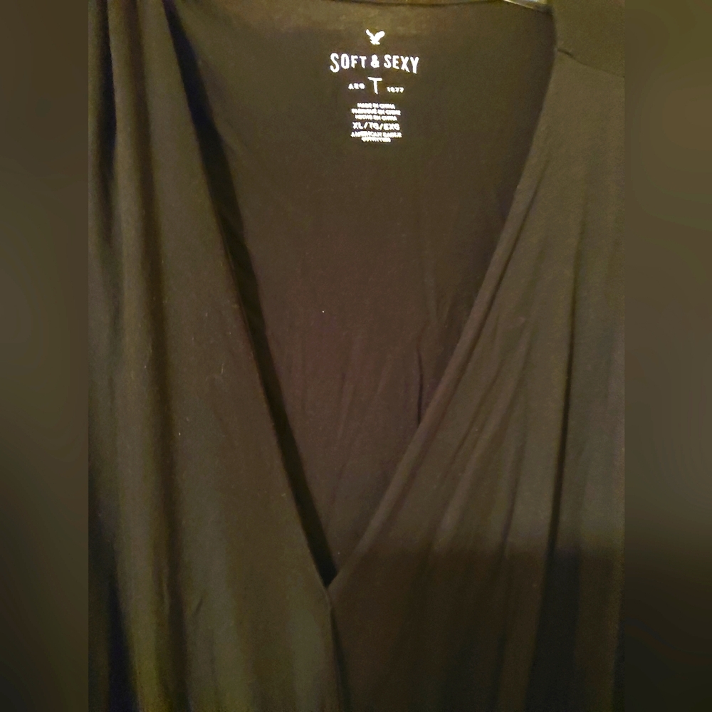 AMERICAN EAGLE Sexy Tee Black XL - Picture 3 of 14